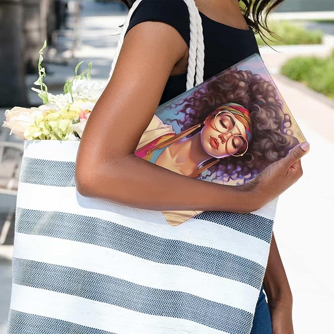 Case for Samsung Galaxy Tab A9 Plus 11 inch 2023,Slim Fit Foldable Standing Cover Case with Auto Sleep/Wake for Galaxy Tab A9+ 11’2023 (SM-X210/X216/X218),African American Girls