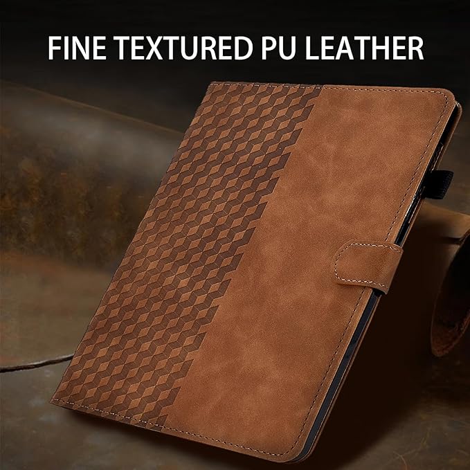 Case for Google Pixel Tablet 11 inch 2023 Magnetic PU Leather Folio Adjustable Stand Case with Card Holder Multi-Angle Viewing Flip Cover for Pixel 11" - Brown