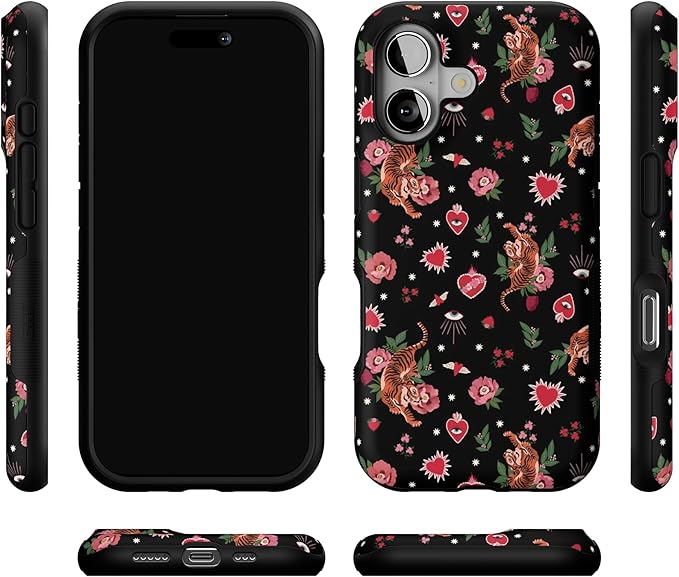 Casely iPhone 17 Case | Wild at Heart | Tiger | Bold Protective Design | Compatible with MagSafe