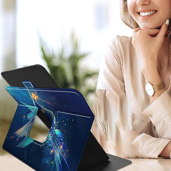 for Walmart Onn 10.4" Tablet Pro 2023 (Model:100110603) Case Dluggs 360 Degree Rotating Smart Protective Stand Cover for Walmart Onn 10.4 Inch Pro Tablet-Blue Lucky Bird