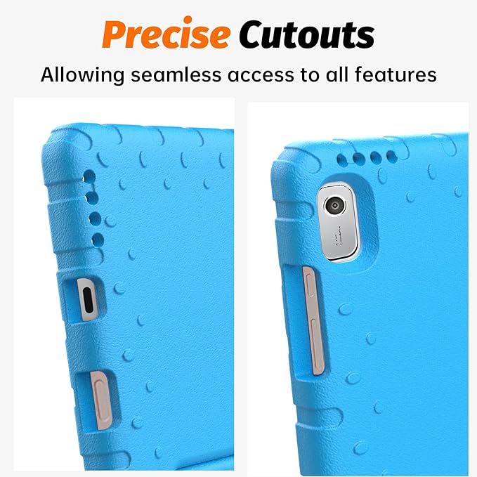 for Lenovo Tab M9 Case, New Kids Heavy Duty Cover with Convertible Handle Stand for Lenovo Tab M9 9.0 Inch 2023, Blue