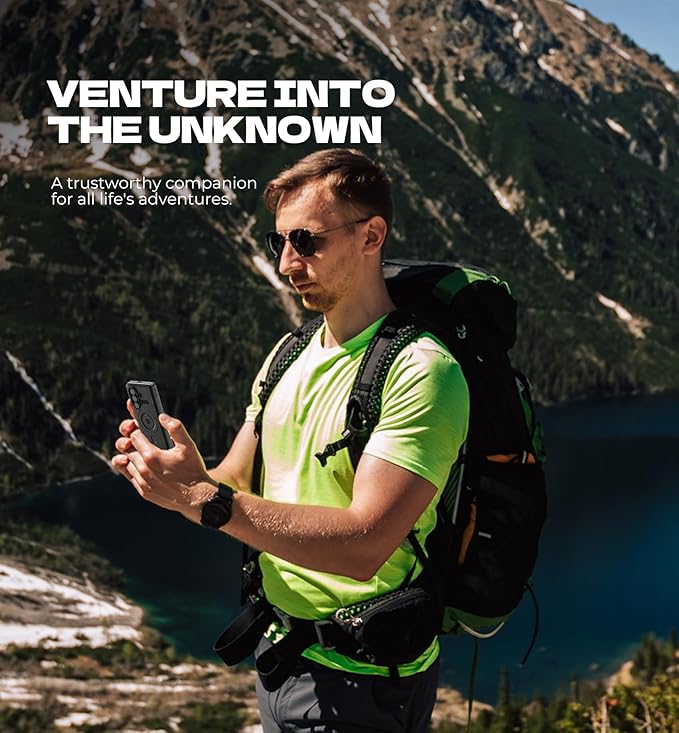 Dexnor Magnetic for Samsung Galaxy Z Fold 7 Case with Dual Kickstands & Front Screen Protector & Hinge Protection, Compatible with MagSafe, Full-Body Rugged Protective Cover Bumper Cases,6.5" Black