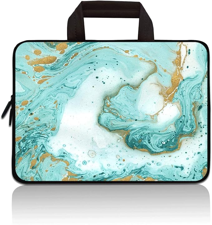 11" 11.6" 12" 12.1" 12.5" inch Laptop Carrying Bag Chromebook Case Notebook Ultrabook Bag Tablet Cover Neoprene Sleeve Fit Apple MacBook Air Samsung Google Acer HP DELL Lenovo Asus (Blue Marble)