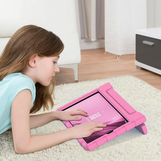 Kids Case for Lenovo Tab M9 2023 9 Inch (TB310FU / TB310XU),Light Weight Shockproof Convertible Handle Stand Kids Case Cover for Lenovo Tab M9 Tablet 9 Inch 2023 (Light Pink)