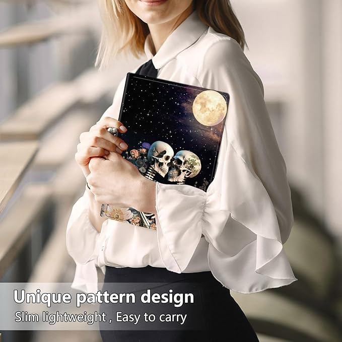 Slim Case for Samsung Galaxy Tab S10 FE / S9 FE 5G 10.9" & Tab S9 11", PU Leather Protective Cover, Multi-Angle Stand, Auto Sleep/Wake, Love to Embrace