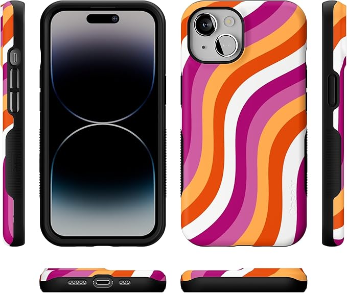 Casely iPhone 14 Case | All for Love | Pride | Compatible with MagSafe | Bold Protective Design