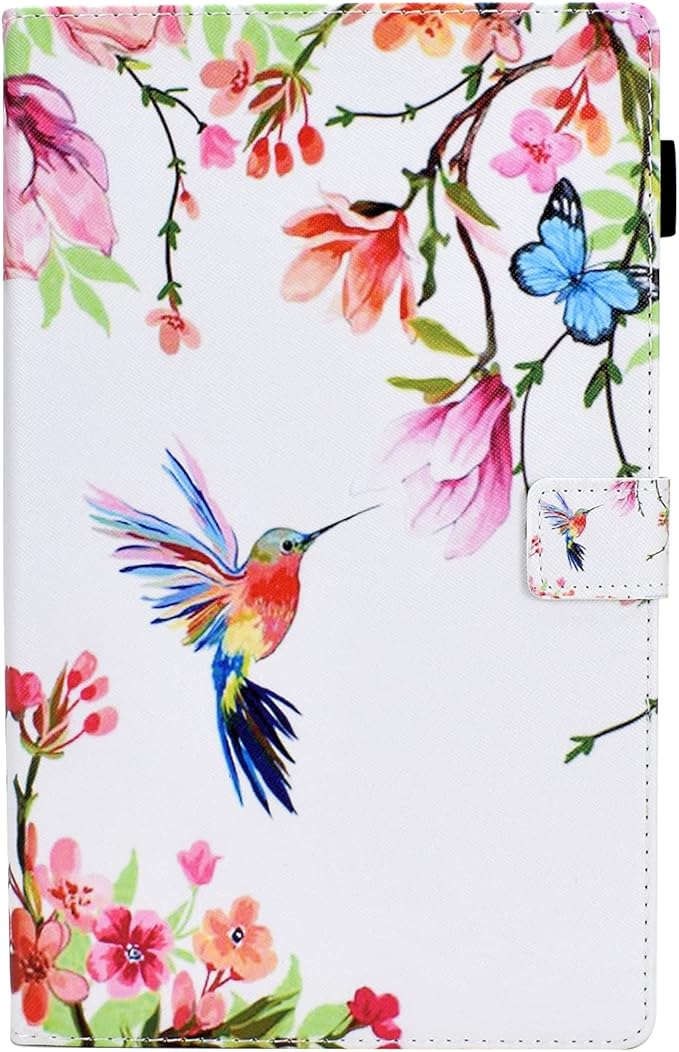 Case for Galaxy Tab A9+/A9 Plus 11 Inch 2023 (SM-X210/X216/X218), Funut PU Leather Folio Cover Multi-Angle Stand with Auto Wake/Sleep Case for Samsung Galaxy Tab A9 Plus/A9+ Tablet, Bird