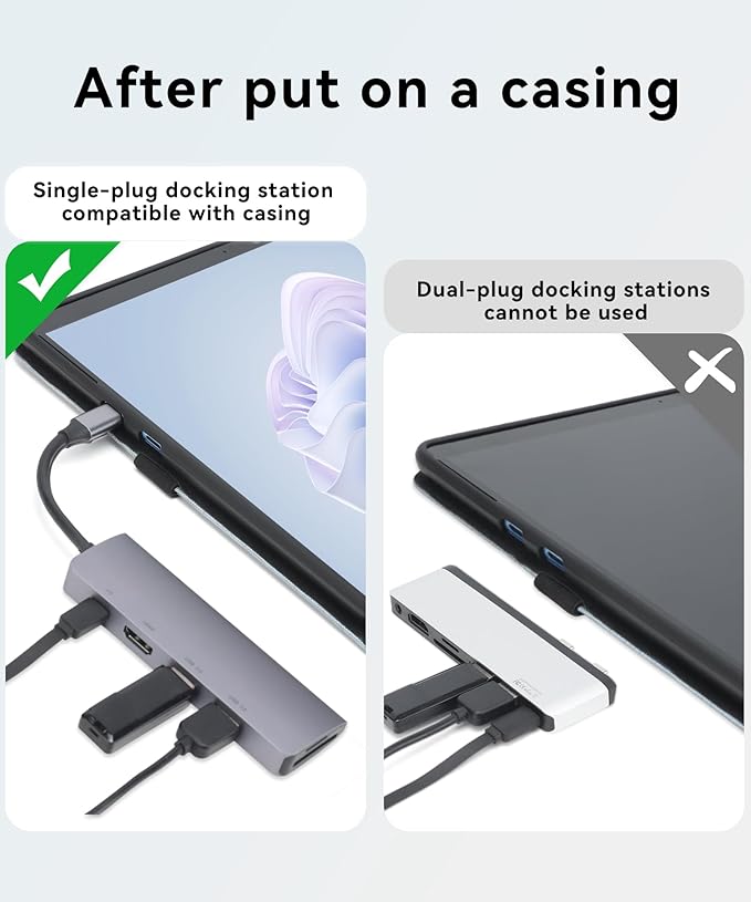 Omnpak Microsoft Surface Pro 11/10/9 Case, Lightweight Protective, Multiple Angle, Stylus Holder, Designed for Surface 11th Edition AI 2024/Pro 9 5G 13" 2022, Compatible with Type Cover Keyboard