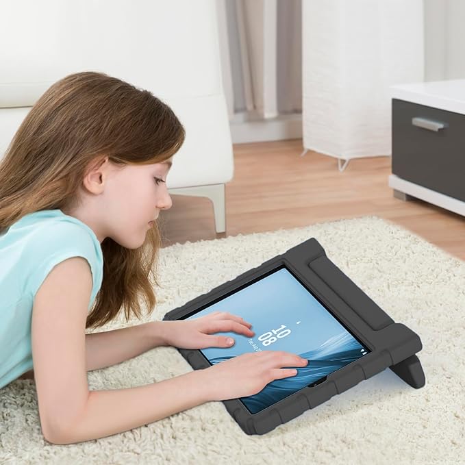 Kids Case for Lenovo Tab M9 2023 9 Inch (TB310FU / TB310XU),Light Weight Shockproof Convertible Handle Stand Kids Case Cover for Lenovo Tab M9 Tablet 9 Inch 2023 (Black)