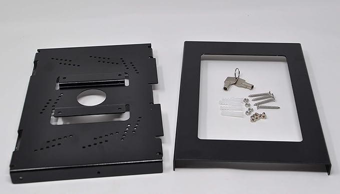 TABcare Locking Anti-Theft Metal Case for Samsung Galaxy TAB A9 8.7" Tablet for Kiosk, POS, Store, Show Display, Time Clock (TAB A9, Black)