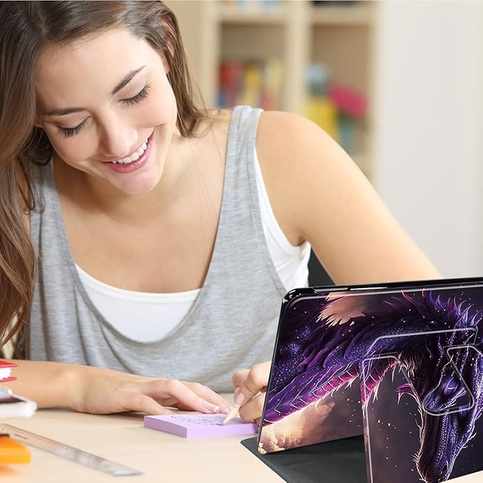 Case for Lenovo Tab M10 Plus 10.3", 360 Degree Rotating Folding Stand,with Auto Sleep/Wake Case for Lenovo Tab M10 Plus (2020 2nd Gen) TB-X606F/TB-X606X 10.3" FHD Tablet,Purple Dragon