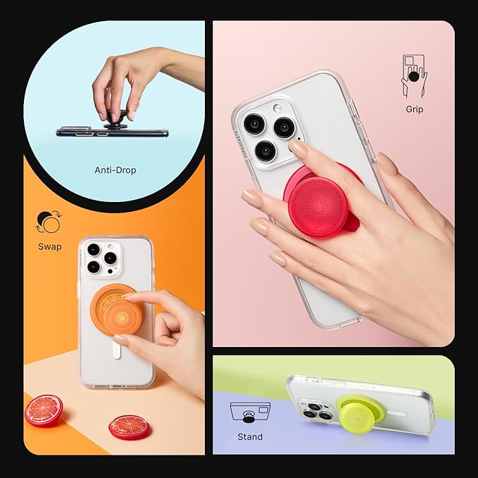 PopSockets Phone Grip with Expanding Kickstand, Adhesive Grip, Into The Woods - Alum Fresh Pine