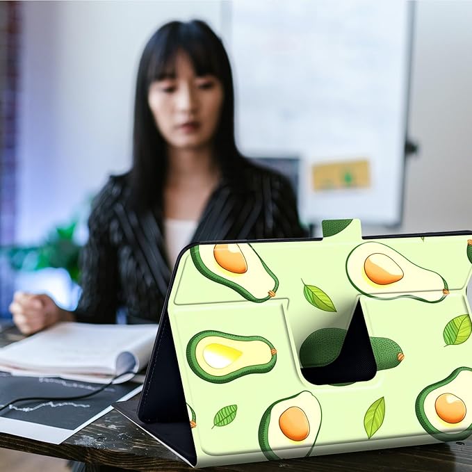 Case for Lenovo Tab P11 Pro Gen 2 11.2" 2022,Mxfdegf 360 Degree Rotating Stand and Magnetic Closure Case for 11.2 inch Lenovo Tab P11 Pro 2nd Generation,Green Avocado