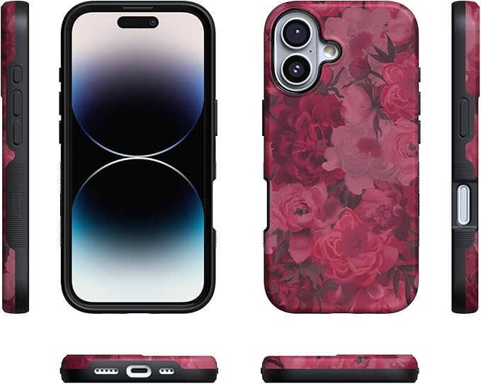 Casely iPhone 17 Case | Romance Novel | Moody Floral | Compatible with MagSafe | Bold Protective Design