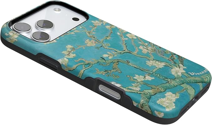 Casely iPhone 17 Pro Case | Van Gogh | Almond Blossom Floral | Compatible with MagSafe | Bold Protective Design