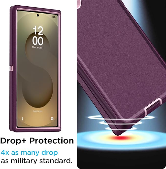 AICase for Samsung Galaxy S25 Ultra(6.9"),Heavy Duty Drop Protection Full Body Rugged Shockproof/Drop Proof/Dust Proof Military Protective Tough Durable Phone Cover for Galaxy S25 Ultra 2025_3