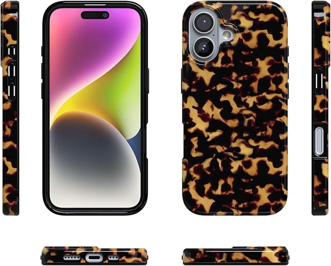 Casely iPhone 17 Case | Shell Shocked | Tortoise Print | Compatible with MagSafe | Classic Ultra Slim Design