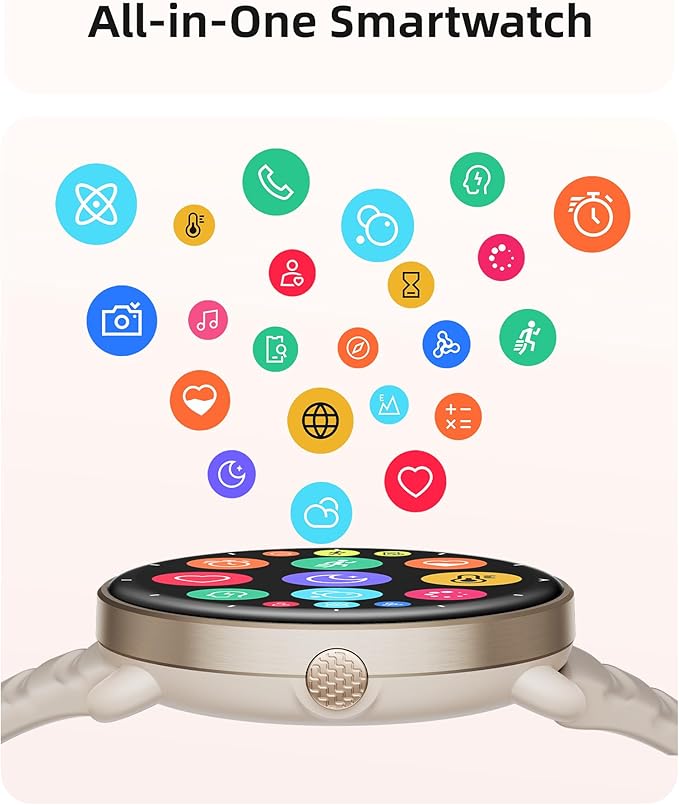 Parsonver Swimming Smart Watch, 5ATM Waterproof for Pool & Open Water, Built-in GPS & Compass, AMOLED Fitness Tracker with 100+ Sports Modes, Heart Rate & Sleep Monitor, AI Swim Analysis, French Grey