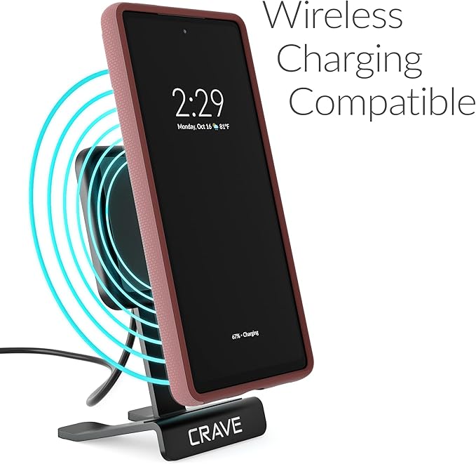 Crave Dual Guard for Google Pixel 6a Case, Shockproof Protection Dual Layer Case for Google Pixel 6a - Blush