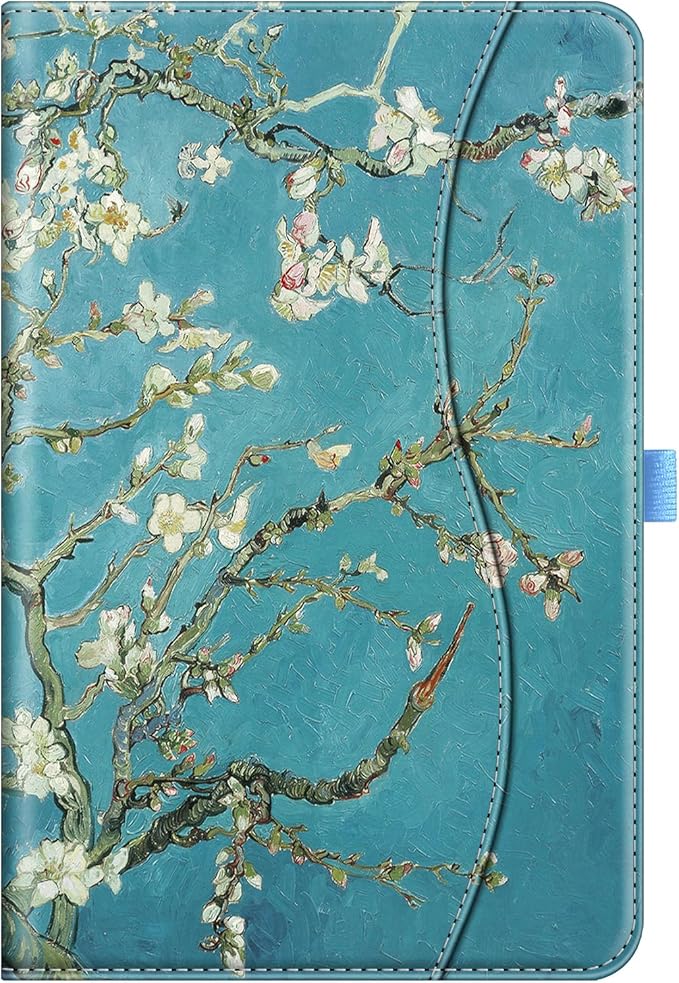 Fintie Case for Samsung Galaxy Tab S10 Lite/ S10 FE/ S9 FE 5G 10.9 Inch/Tab S9 11 Inch with S Pen Holder, Multi-Angle Viewing Protective Cover with Pocket, Auto Sleep/Wake, Blossom