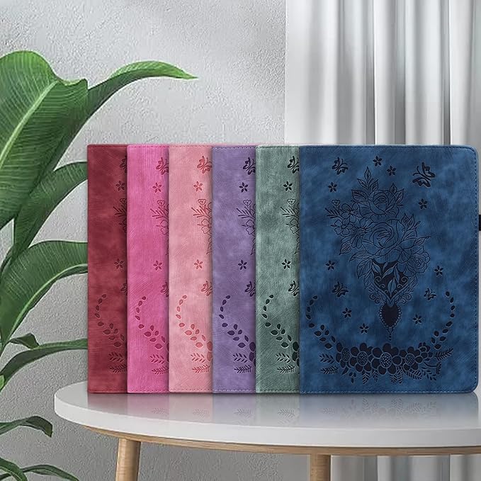 Case for Samsung Galaxy Tab A9+/A9 Plus 11 Inch 2023, Multi-Angle Flip PU Leather Protective Cover with Stylus Holder for Galaxy Tab A9+ Plus Tablet SM-X210/X216/X218 Case, Blue