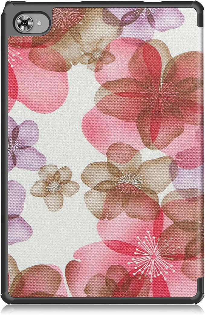 Case for TECLAST M40 Plus 2022 /P30S 10.1 inch Tablet, Folding Folio Ultra-Thin PU Leather Stand Case Cover for Teclast M40 Plus / P40HD / P30S 2022 Released Flower