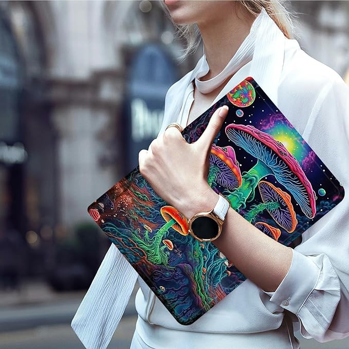 Case for Microsoft Surface Pro 7/7 Plus/Pro 6/5/4/LTE 12.3 Inch PU Leather Slim Lightweight Multiple Angles Stand Smart Cover with Auto Wake/Sleep, Magic Mushroom