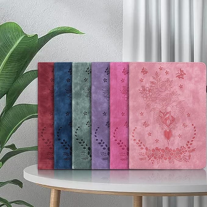 Case for Samsung Galaxy Tab S6 Lite 10.4 Inch 2024/2022/2020, Auto Wake/Sleep Multi-Angle Flip PU Leather Protective Cover with Stylus Holder for Galaxy Tab S6 Lite Case, Purple