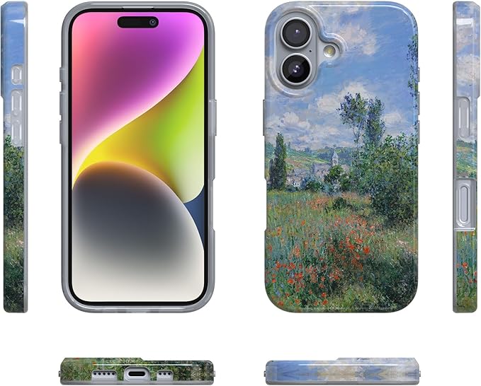 Casely iPhone 17 Case | Monet's View | The Met Museum | Compatible with MagSafe | Classic Ultra Slim Design