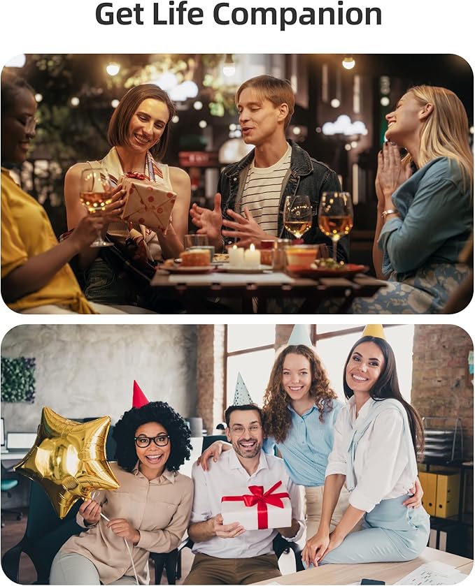 Parsonver Smart Watch for iOS and Android Phones(Answer/Make Calls), HD Screen Watches for Men Women, IP68 Waterproof Fitness Tracker Watch with Heart Rate Sleep Monitor, Steps Calories Counter, Black