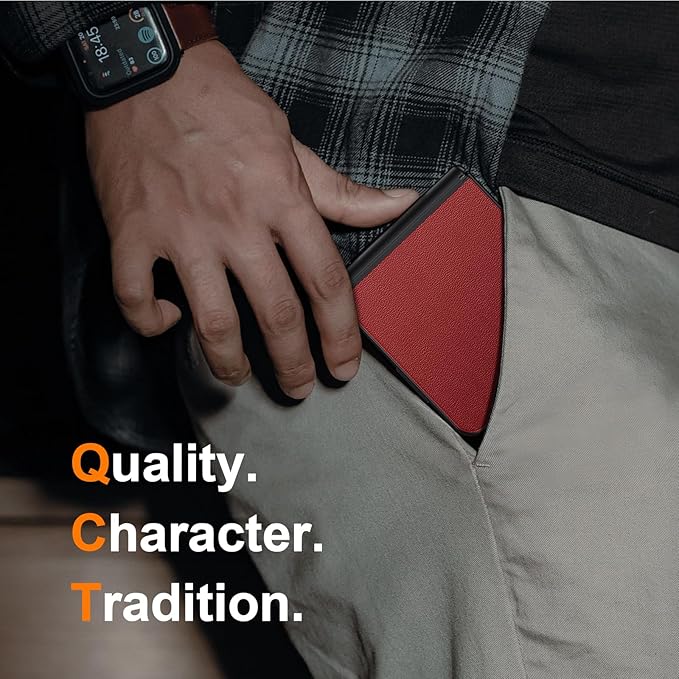 Leather Case for Samsung Galaxy Z Flip 7 | TPU Shockproof | Soft Nappa Leather | Magnetic Hinge Protection | Glass Screen Protector | Sleek Slim Fit | Wireless Charging | Durable Phone Cover | Red