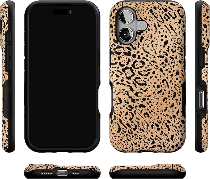 Casely iPhone 17 Case | Born to Be Wild | Jaguar Print | Bold Protective Design | Compatible with MagSafe