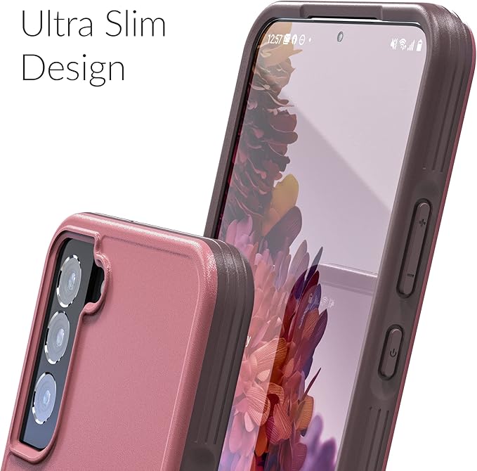 Crave Galaxy S22+ Slim Guard Case, Berry Shockproof Bumper for 6.6" Samsung S22 Plus