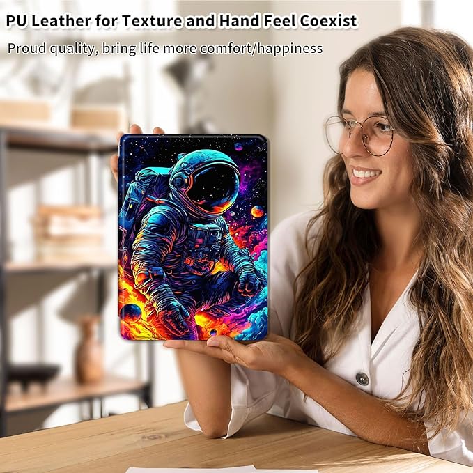 Case for Samsung Galaxy Tab S10 Ultra/Tab S9 Ultra 14.6-Inch, 360 Degree Rotating Folio Stand Smart Cover for Galaxy Tab S10 Ultra/ S9 Ultra 14.6'', Auto Sleep/Wake, Astronaut