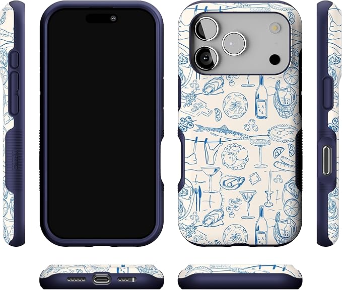 Casely iPhone 17 Pro Case | Amalfi Aperitivo | Dolce Vita | Bold Protective Design | Compatible with MagSafe