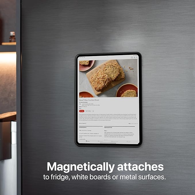 TineeOwl for iPad Pro 11-inch Case (M4) 2024, Adjustable Kickstand Magnetic Cover - Infinite Viewing Angles, Portrait/Landscape Stand, Apple Pencil Charging, Dove Series (Black)