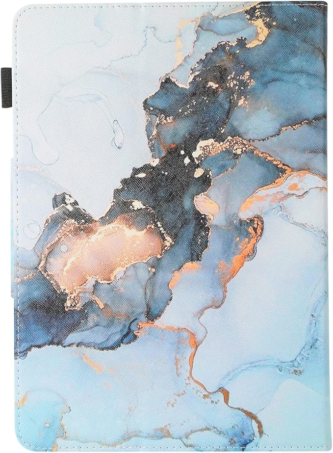 JZCreater 10 Inch Tablet Case, Universal 10 10.1 Inch Android Tablet Cover, Multi-Angle Viewing Stand Case for 9.5-10.5 Inch Tablet, Ink Marble