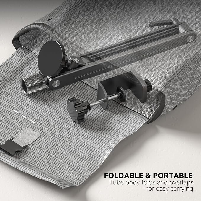 Strong Magnetic Portable Monitor Desk Clamp - 75mm VESA Mount 4.7" 15.6" 16" 17.3" 18.5 inch 360° Rotate Base Tablet Holder Arm JK07B1