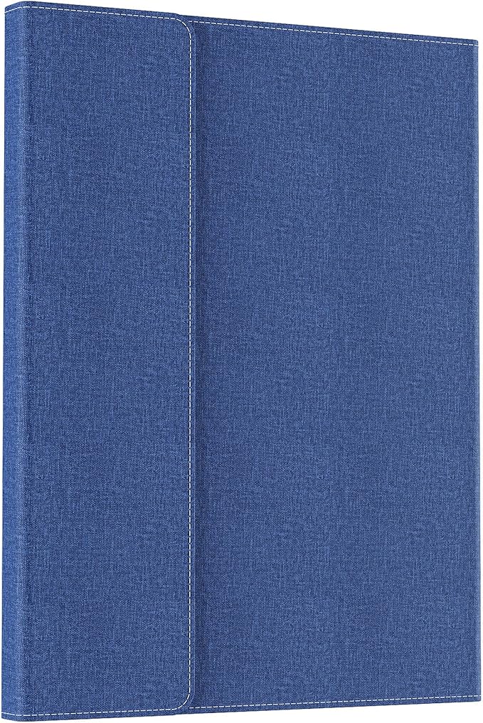 Laptop Case for Microsoft Surface Pro 1st Edition 12-inch, PU Leather Tablet Protective Cover with Multi-Angle Built-in Kickstand & Pen Holder, (Blue)