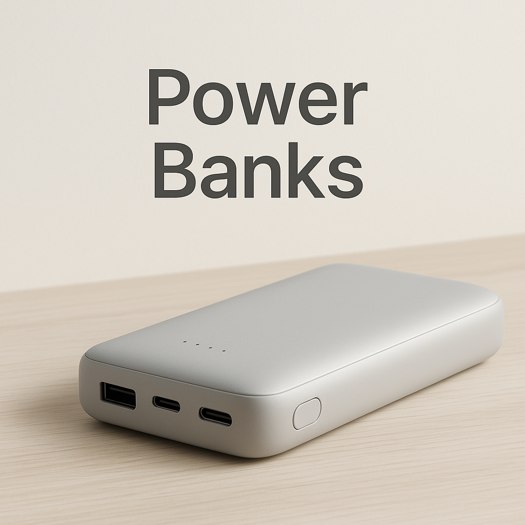 Portable high-capacity power bank with fast charging