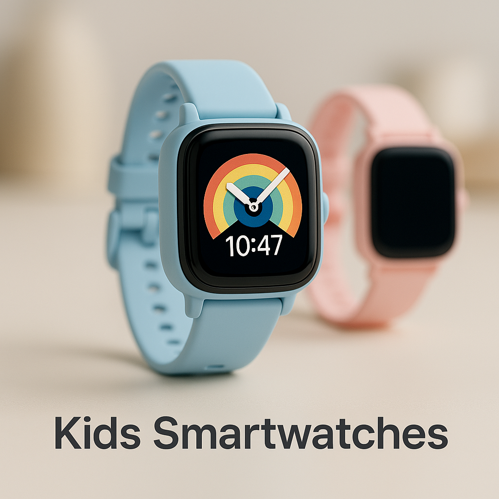 Kids smartwatch with GPS tracking and SOS button