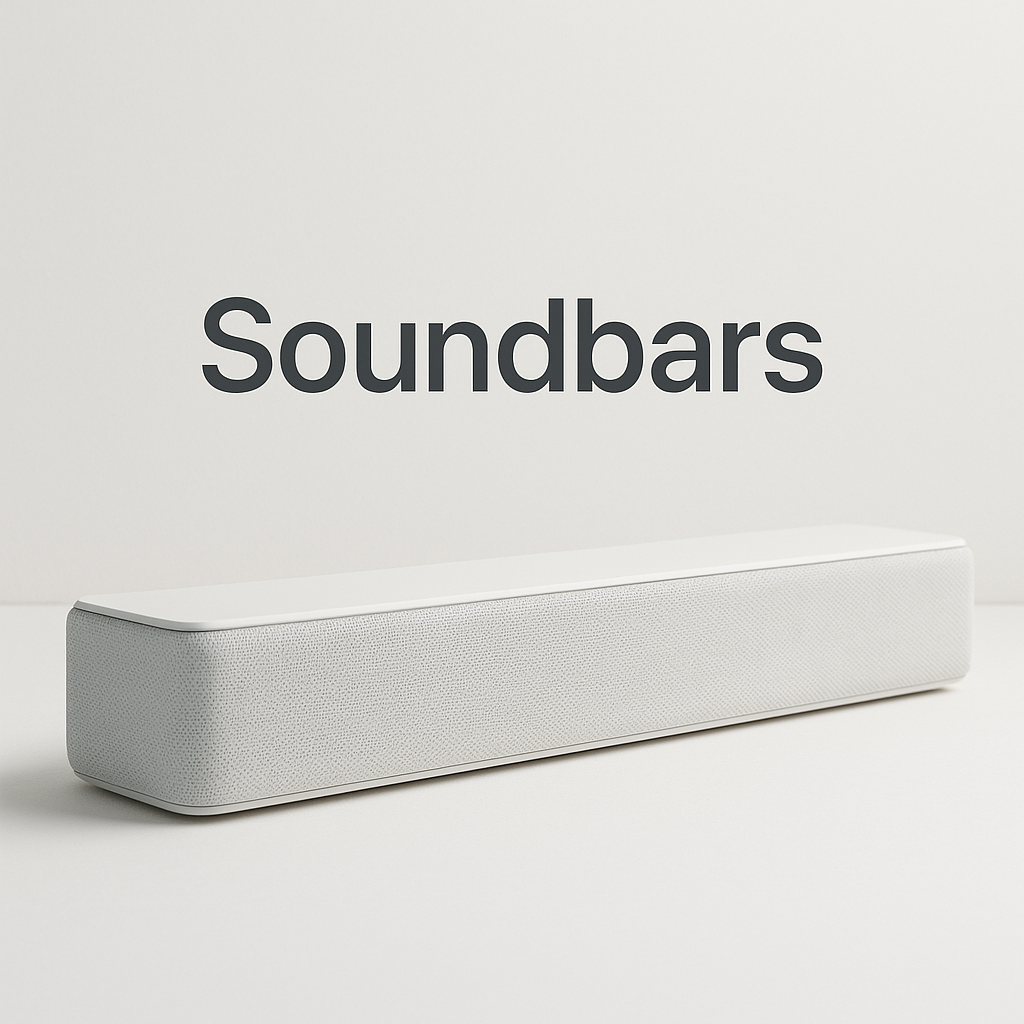 Slim home theater soundbar with Dolby Atmos support