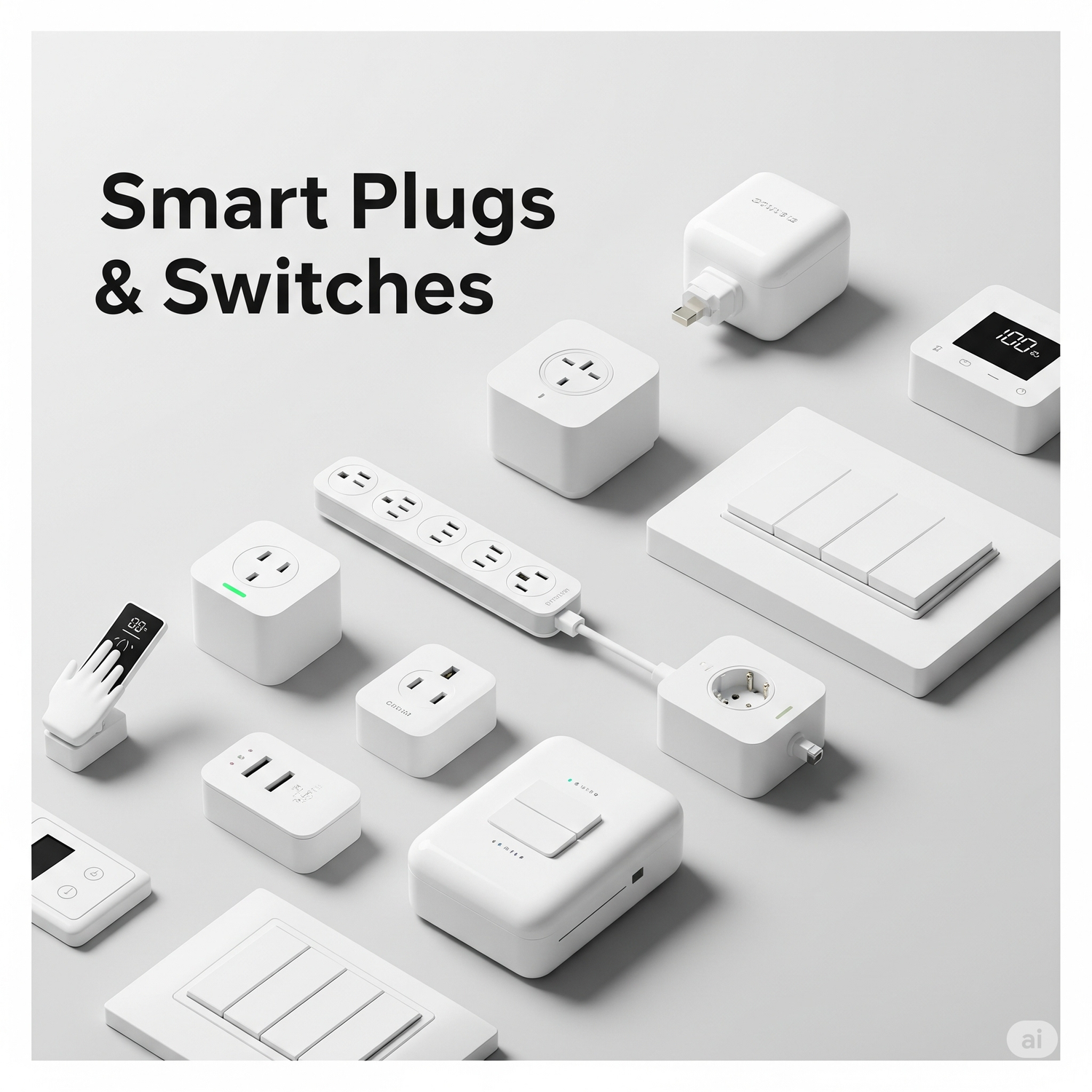 WiFi-enabled smart plug compatible with Alexa and Google Home