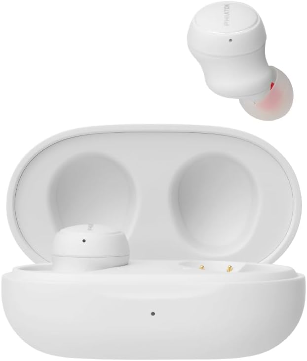 Phiaton Bonobuds Plus Digital Hybrid Active Noise Cancelling True Wireless Earbuds with Qualcomm Snapdragon Sound (Space Black)