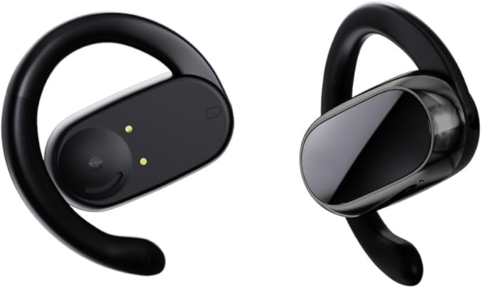 Open Ear Headphones,360-Degree Panoramic Sound, DT4.0 Without Sound Loss,Air Conduction, 48H Range,LED Display,IPX7 Waterproof, Wireless Earbuds for Meeting, Driving,Traveling