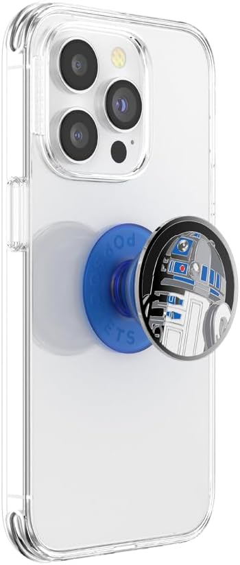 PopSockets Phone Grip with Expanding Kickstand, Adhesive Grip, Star Wars, Enamel - R2D2