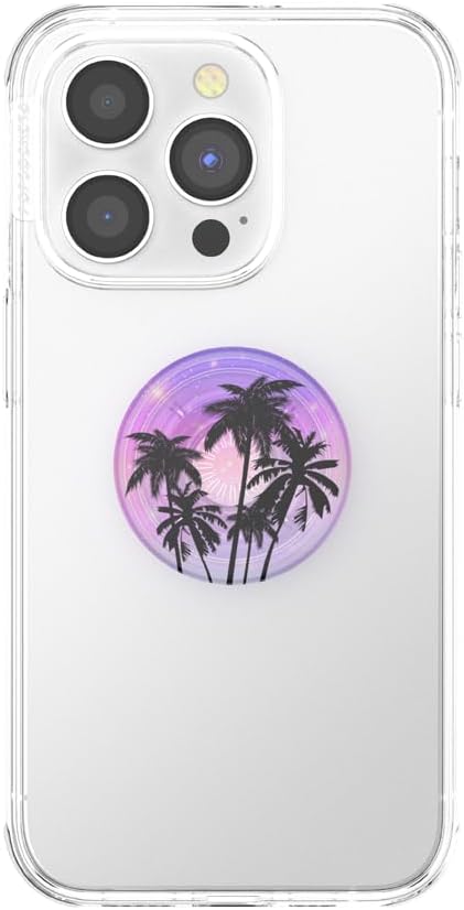 PopSockets Plant-Based Phone Grip with Expanding Kickstand, Adhesive Grip, Eco-Friendly - Translucent Lavender Twilight