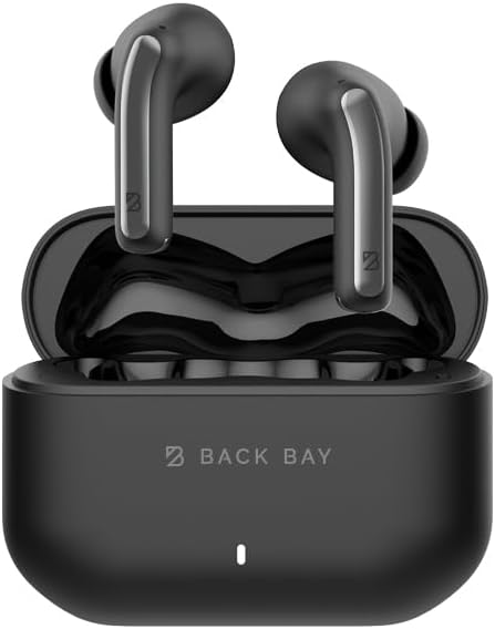 Back Bay Audio Active Noise Canceling Earbuds for Android & iPhone - Bluetooth 5.4 ANC Earbuds with Transparency Mode, Deep Bass, Air Buds for Android Phones, In-Ear Wireless Sound Cancelling Ear Buds