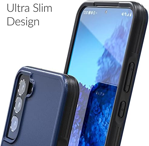 Crave Galaxy S22+ Slim Guard Case, Shockproof Navy Bumper for 6.6" Samsung S22 Plus