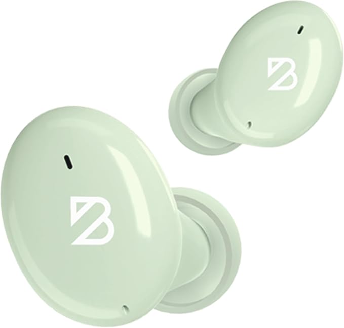 Back Bay Audio Tempo 30 Wireless Earbuds for Small Ears - Award-Winning Sound, Sweatproof Bluetooth Earbuds, Comfortable Ear Buds for Women, Green Earphones Small Ear Canals, Long Battery Headphones